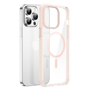 DUX DUCIS Clin2 Clear Tough with MagSafe Case for Apple iPhone 14 Pro - Pink