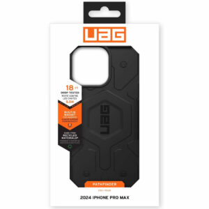 Urban Armor Gear (UAG) Pathfinder MagSafe Tough Case Cover for Apple iPhone 16 Pro Max - Black