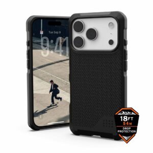 Urban Armor Gear (UAG) Metropolis LT MagSafe Case for Apple iPhone 17 Pro- Kevlar Black