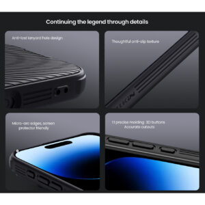 Nillkin CamShield Pro Lens Protector Case for Apple iPhone 16 Plus - Black