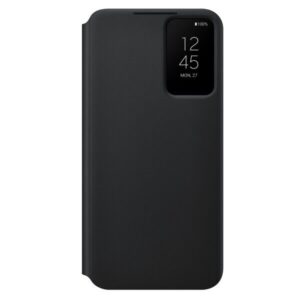 Official Samsung Smart Clear View Cover for Galaxy S22+ Plus 5G - Black