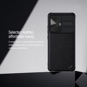 Nillkin CamShield Leather Lens Protector Case Cover for Xiaomi 12 / 12X / 12S - Black