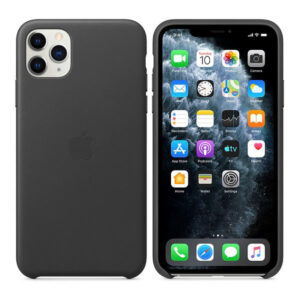 Official Apple Silicone Rear Case Cover for Apple iPhone 11 Pro Max - Black