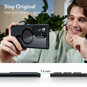 ESR Classic HaloLock MagSafe Tough Case for Samsung S24 Ultra - Clear/Black