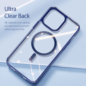 DUX DUCIS Clin2 Clear Tough with MagSafe Case for Apple iPhone 14 Pro - Blue