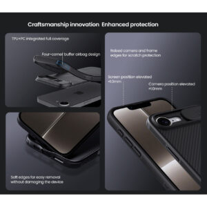 Nillkin CamShield Pro Lens Protector Case Cover for Apple iPhone 16e - Blue