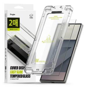 Ringke 2 Pack Easy Slide Tempered Glass Screen Protector for Samsung Galaxy Z Fold7
