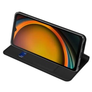 DUX DUCIS Skin Pro Faux Leather Wallet Flip Case for Samsung Galaxy Xcover 7 - Black