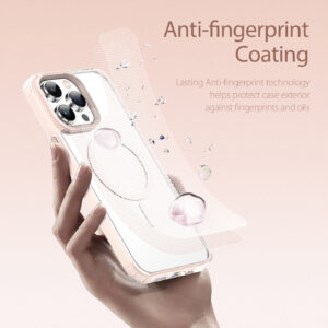DUX DUCIS Clin2 Clear Tough with MagSafe Case for Apple iPhone 14 Pro - Pink