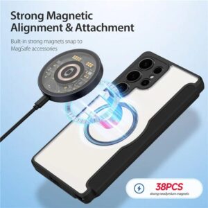 DUX DUCIS Skin X Pro Magnetic Flip Wallet Case for Samsung Galaxy S25 Ultra - Black