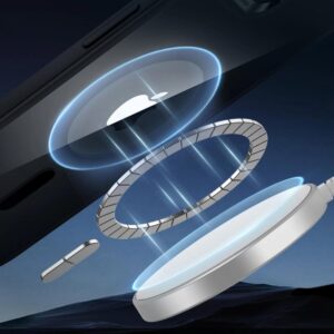 ESR Classic HaloLock MagSafe Hybrid Rear Tough Case for Apple iPhone 16e - Clear/Black