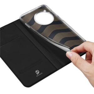 DUX DUCIS Skin Pro Faux Leather Wallet Flip Case for OnePlus Ace 3 / 12R - Black