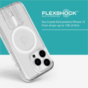 Tech21 EvoCrystal Kick Magsafe Case for Apple iPhone 15 Pro - Clear