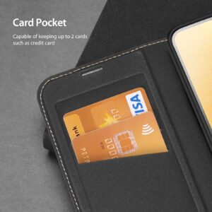 DUX DUCIS Skin X2 Tough Rugged Flip Wallet Case for Samsung Galaxy A14 4G / 5G - Black