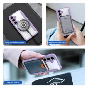 DUX DUCIS Skin X Pro Magnetic Flip Wallet Case for Samsung Galaxy S25+ (Plus) - Purple