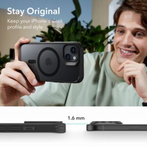 ESR Classic HaloLock MagSafe Tough Case for Apple iPhone 15 - Frosted Black
