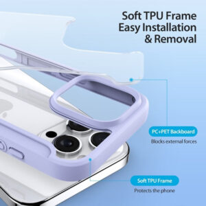 DUX DUCIS Skin X Pro MagSafe Flip Wallet Case for Apple iPhone 16 Pro Max - Purple