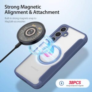 DUX DUCIS Skin X Pro Magnetic Flip Wallet Case for Samsung Galaxy S25+ (Plus) - Blue