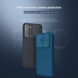 Nillkin CamShield Pro Lens Protector Case for Samsung Galaxy S22+ Plus 5G - Deep Green