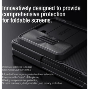 Nillkin CamShield Camera Lens Protector Kickstand Case for Samsung Galaxy Z Fold6 5G - Black