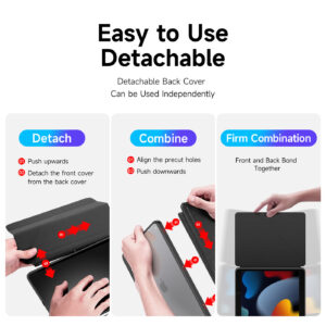 DUX DUCIS Magi Detachable Smart Case for Apple iPad 10.9" (10th Gen. 2022) Black