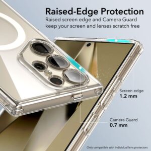 ESR Classic HaloLock MagSafe Tough Case for Samsung S24 Ultra - Clear