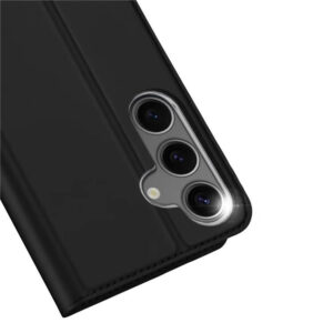 DUX DUCIS Skin Pro Faux Leather Wallet Flip Case for Samsung Galaxy S25+ (Plus) - Black