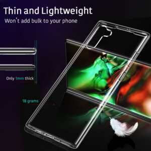 ESR Essential Zero Slim Soft TPU Rear Case Cover for Samsung Galaxy Note 10, Clear