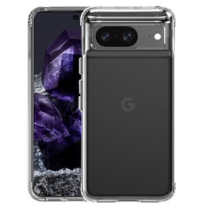 Tech21 EvoClear Tough Rear Case Cover for Google Pixel 8 - Transparent