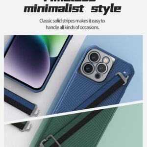 Nillkin Strap MagSafe Case Camera Cover for Apple iPhone 14 Pro Max - Blue