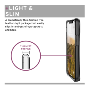 U by UAG Mouve Protective Tough Soft Slim Case for Apple iPhone 12 Mini - Ice