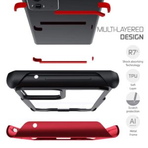 Ghostek Atomic Slim 3 Aluminum Tough Case Cover for Samsung Galaxy Note 20 & 5G - Red