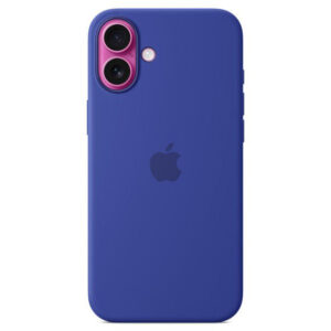 Official Apple Silicone Magsafe Rear Case Cover for iPhone 16 Plus - Ultramarine
