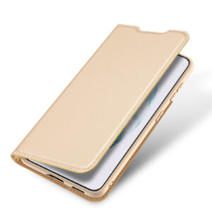 DUX DUCIS Skin Pro Wallet Flip Case for Samsung Galaxy S22+ Plus 5G - Gold
