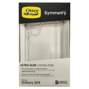 Otterbox Symmetry Tough Rugged Rear Case for Samsung Galaxy S24 - Clear