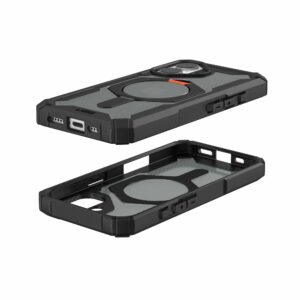 Urban Armor Gear (UAG) Plasma XTE Kickstand Tough Case for iPhone 16 - Black/Orange