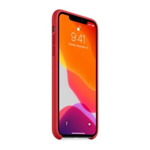 Official Apple Silicone Rear Case Cover for Apple iPhone 11 Pro Max - Red