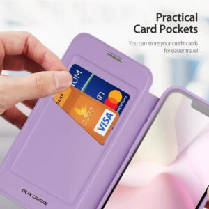DUX DUCIS Skin X Pro Magnetic Flip Wallet Case for Apple iPhone 16e - Pink