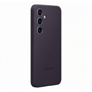 Official Genuine Samsung Silicone Rear Case Cover for Samsung Galaxy S24 - Dark Violet