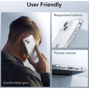 ESR Air Armor Protective Tough Case Cover for Apple iPhone 14 Plus - Clear