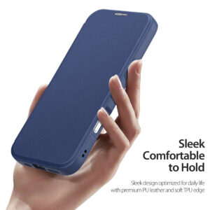 DUX DUCIS Skin X Pro MagSafe Flip Wallet Case for Apple iPhone 17 Pro Max - Blue