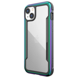 Raptic Shield Tough Rugged Rear Case Cover for Apple iPhone 14 Plus - Iridescent