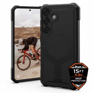 Urban Armor Gear (UAG) Essential Armor MagSafe Tough Case for Samsung Galaxy S25+ Plus - Black