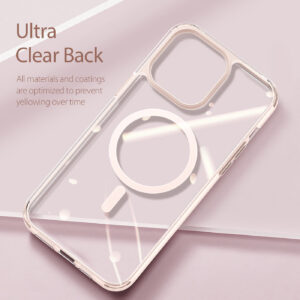 DUX DUCIS Clin2 Clear Tough with MagSafe Case for Apple iPhone 14 Pro - Pink
