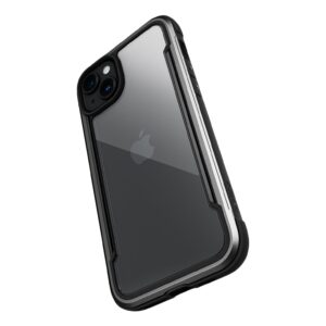 Raptic Shield Tough Rugged Rear Case Cover for Apple iPhone 15 - Black