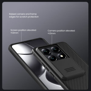 Nillkin CamShield Pro Lens Protector Case Cover for Xiaomi 14T Pro - Black