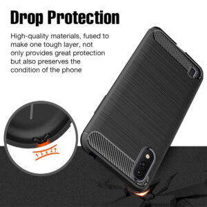 Flexi Carbon Rear Case for Samsung Galaxy A21 - Black