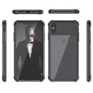 Ghostek COVERT2 Tough Clear Silicone Case Cover for Apple iPhone XS Max - Black
