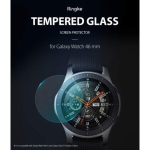 Ringke ID Glass Tempered Screen Protector for Samsung Galaxy Watch 46mm, 4 Pack