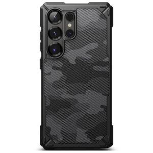 Ringke Rugged Tough Protective Rear Case for Samsung Galaxy S25 Ultra - Camo Black